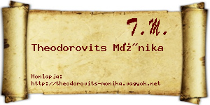 Theodorovits Mónika névjegykártya